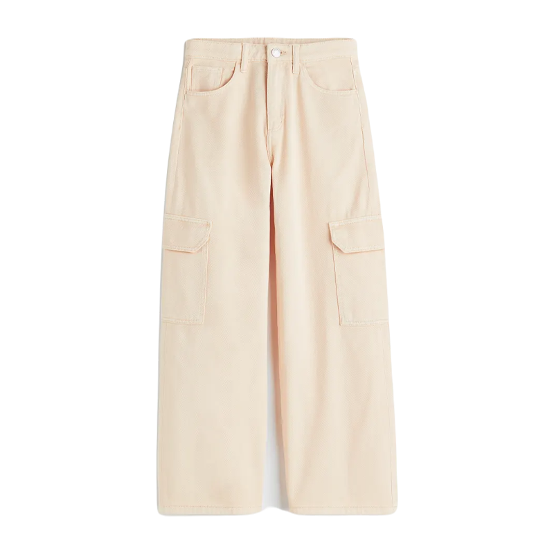 H&M - Wide Fit High twill trousers